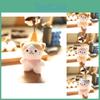 Soft And Cuddly Cat Plush Keychain Cute Kitten Backpack Charm Doll Figurine