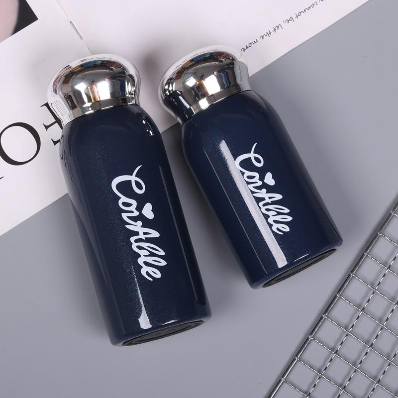 Мини симпатичная зеркальная термокружка из нержавеющей стали для девочек, креативная портативная карманная кружка, подарочная кружка