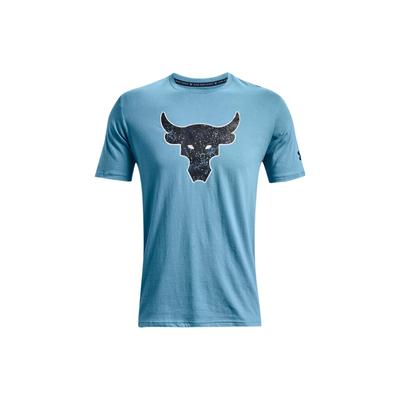 Футболка Project Rock Vintage Print Crew Neck с круглым вырезом для мужчин, цвет синий 1371214-416