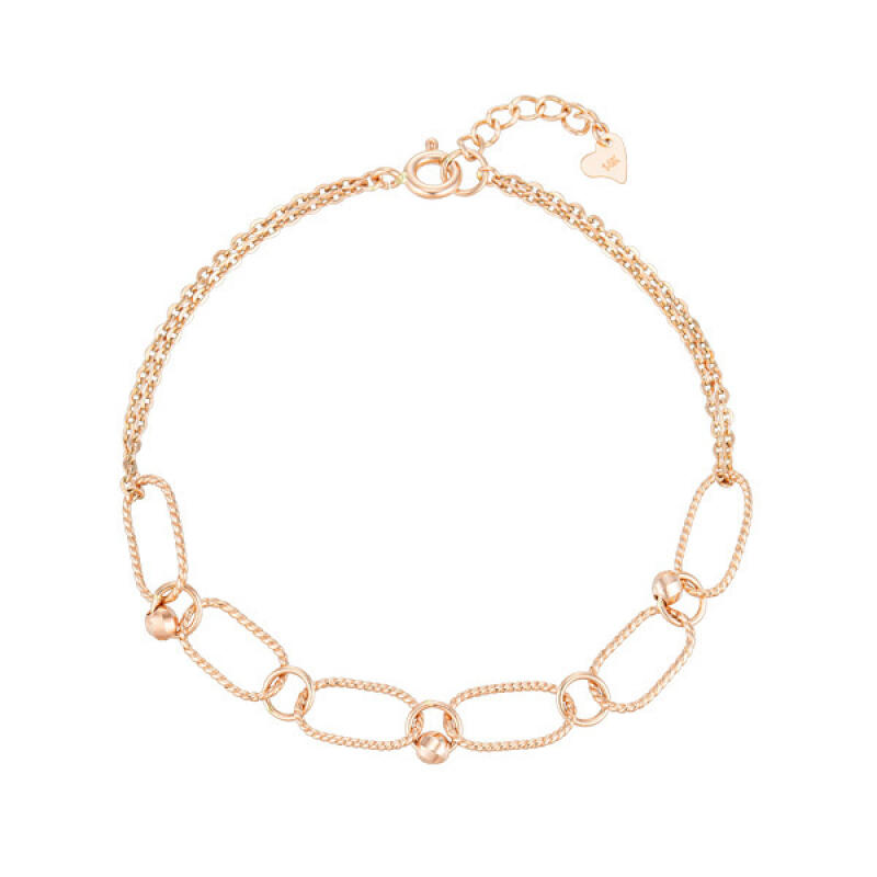 14K Gold Bracelet Cutting Circle