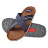 Harssidanzar Summer Cross Skate Comfortable and with Arch Size 25cm Men's Sandals, Lightweight, Support, KM234JP, Navy,