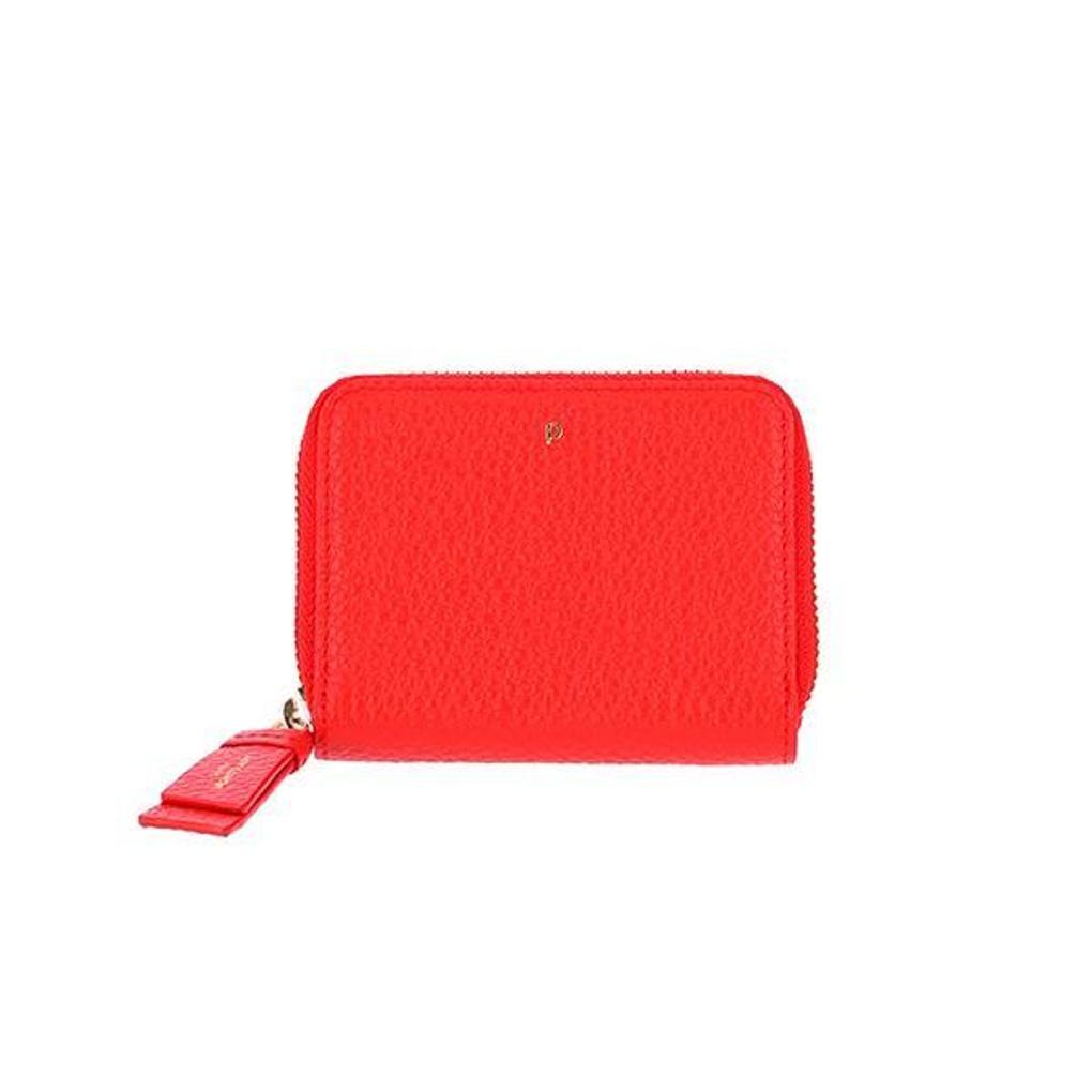 Pierre Cardin Women's Mini Zipper Card Wallet in Cowhide L3295G2R