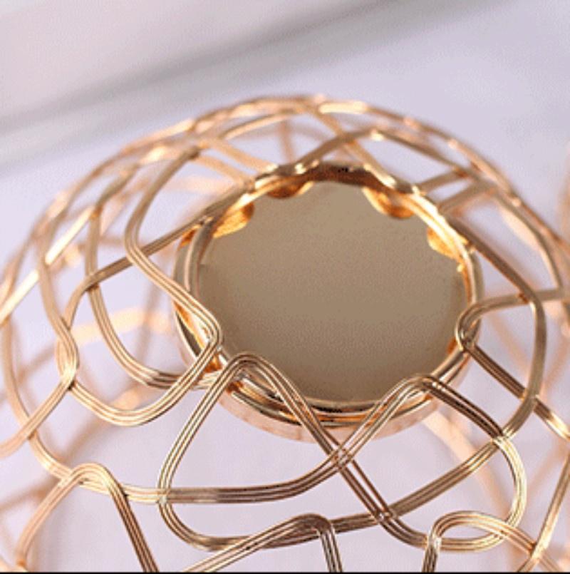 3pcs/set Nordic Style Romantic Candlestick Iron Geometric Candle Holders Home Decoration Metal Craft