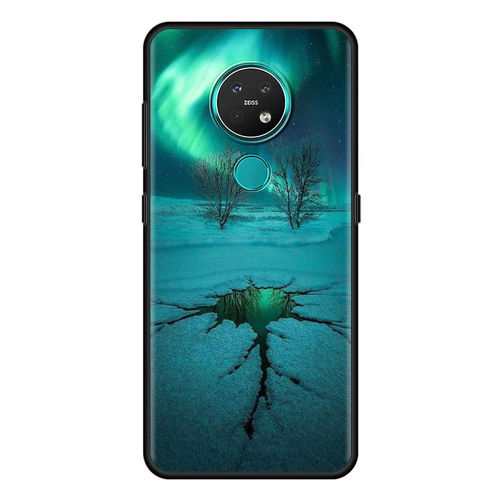 Northern Lights Sky Cell Phone Case for Nokia 5.4 7.2 3.4 5.3 2.3 3.2 8.3 5G 2.4 2.2 4.2 1.3 1.4 C20 G20 X20 Cover Coque