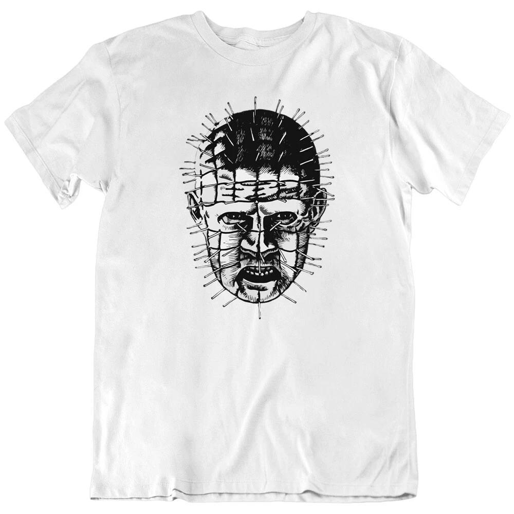 Pinhead Hellbound Scary Horror Halloween Fantasy Hell Movie Fan T Shirt Gift New