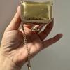 Pure Color Earring Necklace Wallet Luxury Mini Coin Purse Leather Jewelry Storage Box  Daily