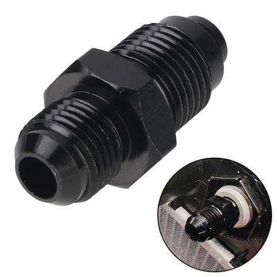 AN6-M16X1.5-ORB AN6-M18X1.5-ORB Алюминиевый прямой адаптер для выживания с наружной резьбой, переходник для турбонагнетателя с масляным фитингом