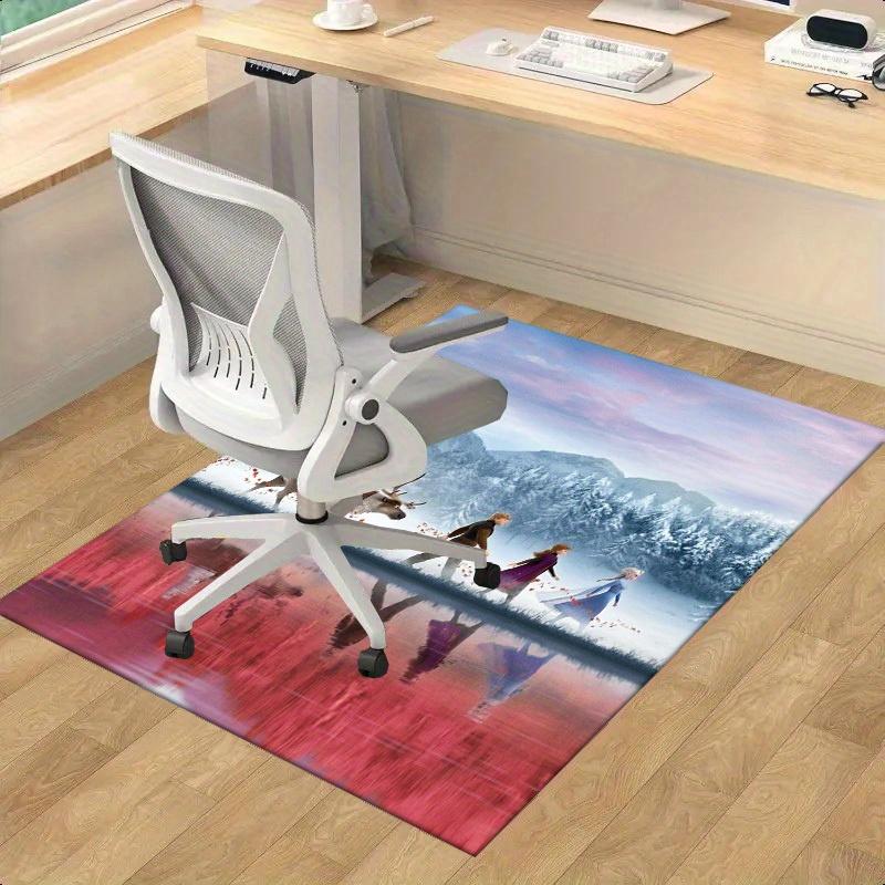1pc,FROZEN II Movie Poster Rug - Elsa Anna Olaf Kristoff Sven Decorative Area Rug for Living Room Bedroom Office Outdoor GiftH189