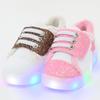 Levisfoot Led Winter Athletic Shoes For Kids With Fur Lining Swat Wangband