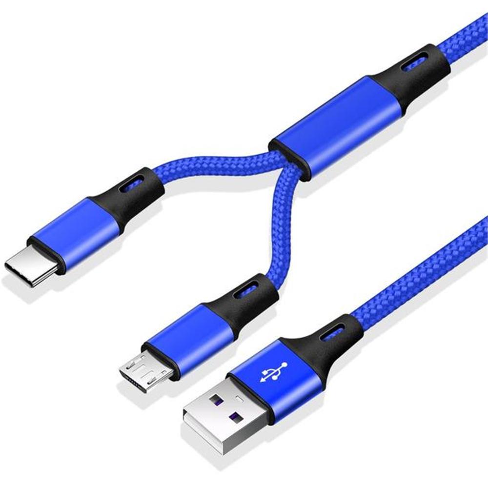 Charging Wire Type C Cables Micro USB Fast Charge Cable Phone Charge Cord Charger Cable Y Splitter