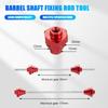 12/15/20mm Bicycle Truing Stand Thru Axle-Adapter Stainless Steel Rod Bicycle Front Wheel Hub Adapter for Wheel Truing Stands