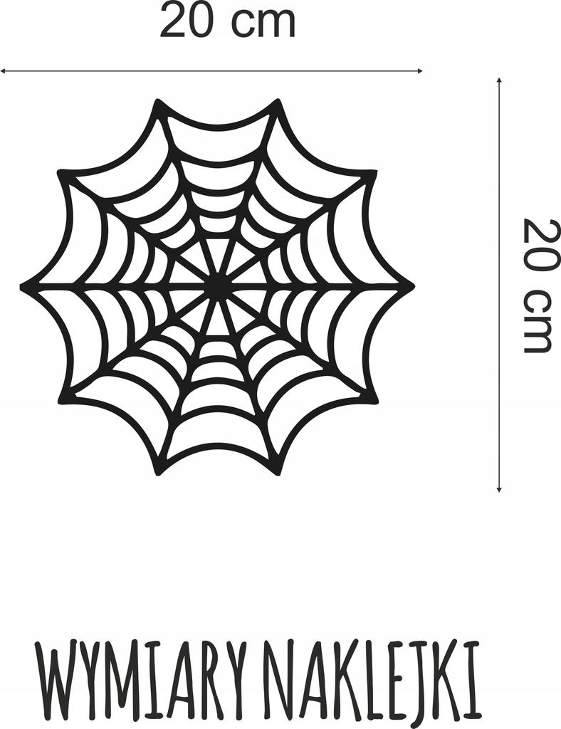 Large Halloween sticker Spider web stickers Spider wall decoration NH_006