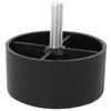 4Pcs Round Sofa Legs Black M8 Screw Height Feet Pad Cabinet Furniture Accessories 35mm