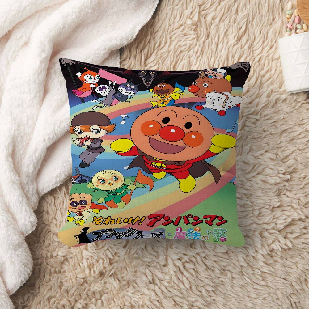 Anpanman Office Cushion Pillowcase Car Cushion CoverXCM Lumbar Pillowcase Sofa Pillowcover