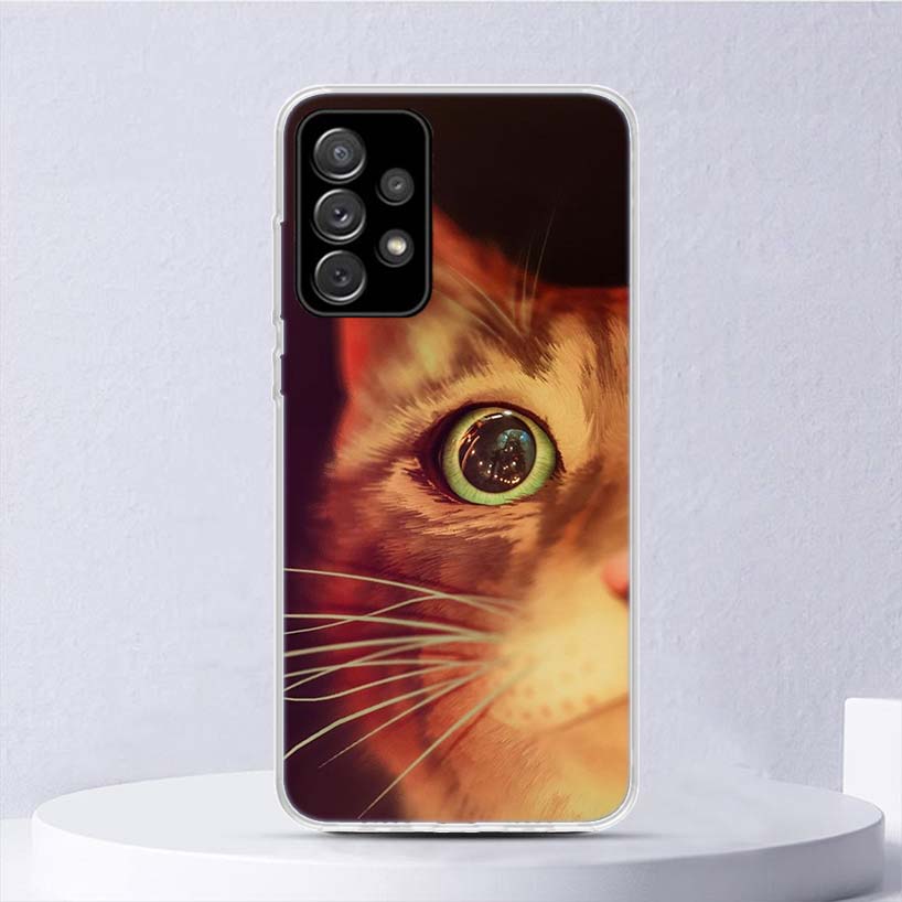 Мягкий чехол Stray Cat Game для Samsung Galaxy A16 A15 A14 A13 A56 A55 A54 A53 Чехол для телефона A26 A36 A25 A35 A24 A34 A23 A33 A15 A14