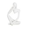 Nordic Home Decoration Abstract Thinker Statue Miniature Resin Sculpture Figurines Home Desktop Decoration Sculpture Ornaments