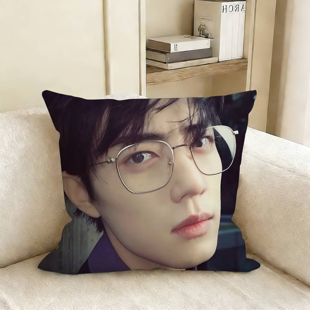 Xiao Zhan Sean Various Sizes Square Pillow Case For Car Home Bedchamber Decor
