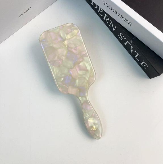 Высококачественный гребень для волос из черепахового ацетата - с воздушной подушкой, милый дизайн, идеально подходит для девочек