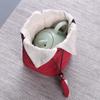 Multi-Function Thickened Cotton Storage Bag Durable Portable Tea Cup Pouch Convenient Cotton Teacup Storage Bag Outdoor