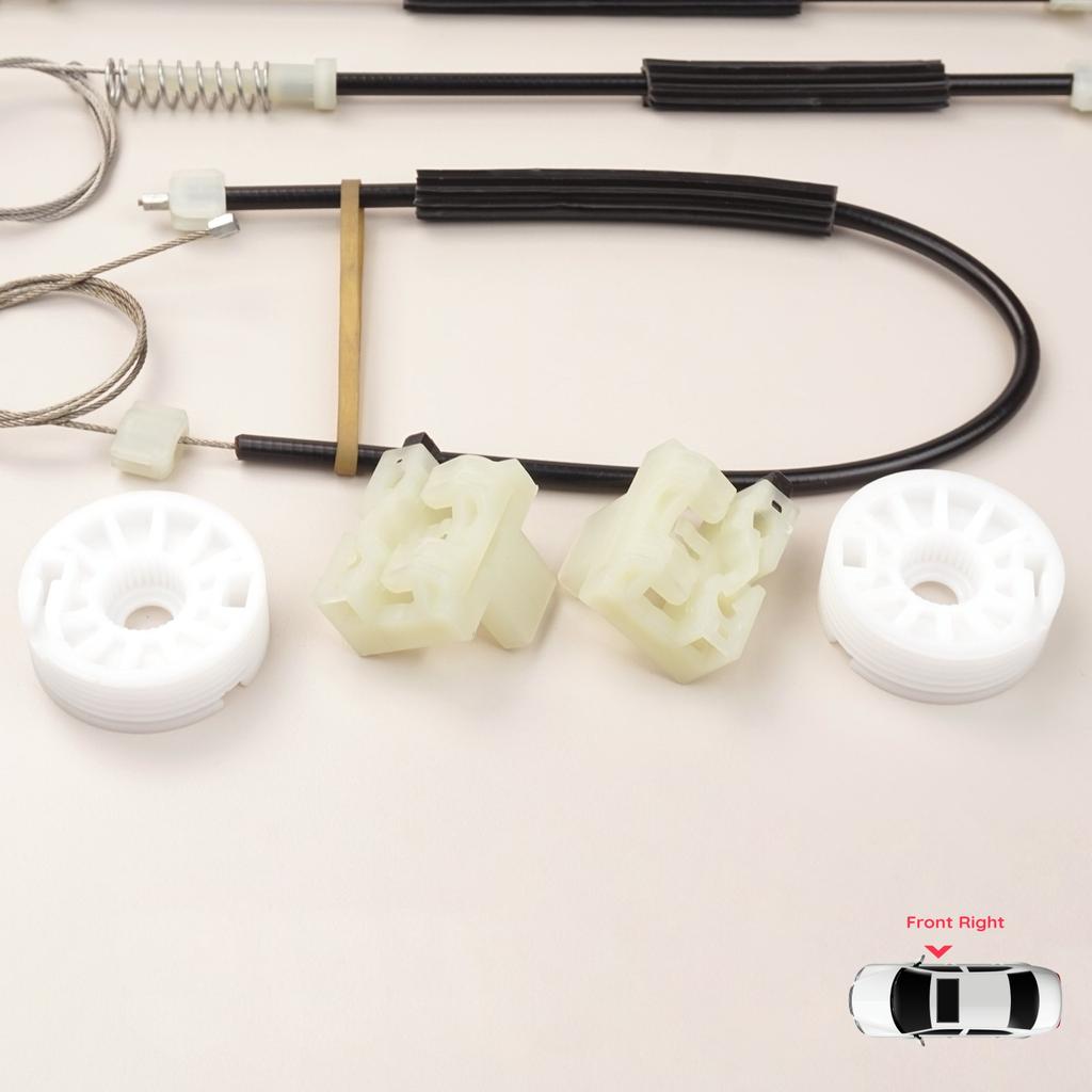 EWR5321 Power Window Lifter Regulator Repair Set Front Right for Chevrolet Cruze MK1 J300 J305 J308 2008-2016 4/5 Door 95382557