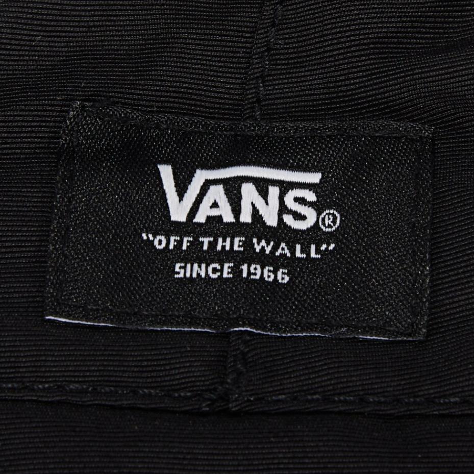 Vans Ss22 Solid Logo Print Elastic Belt Shorts Men Shorts Black VN0A5FL8BLK