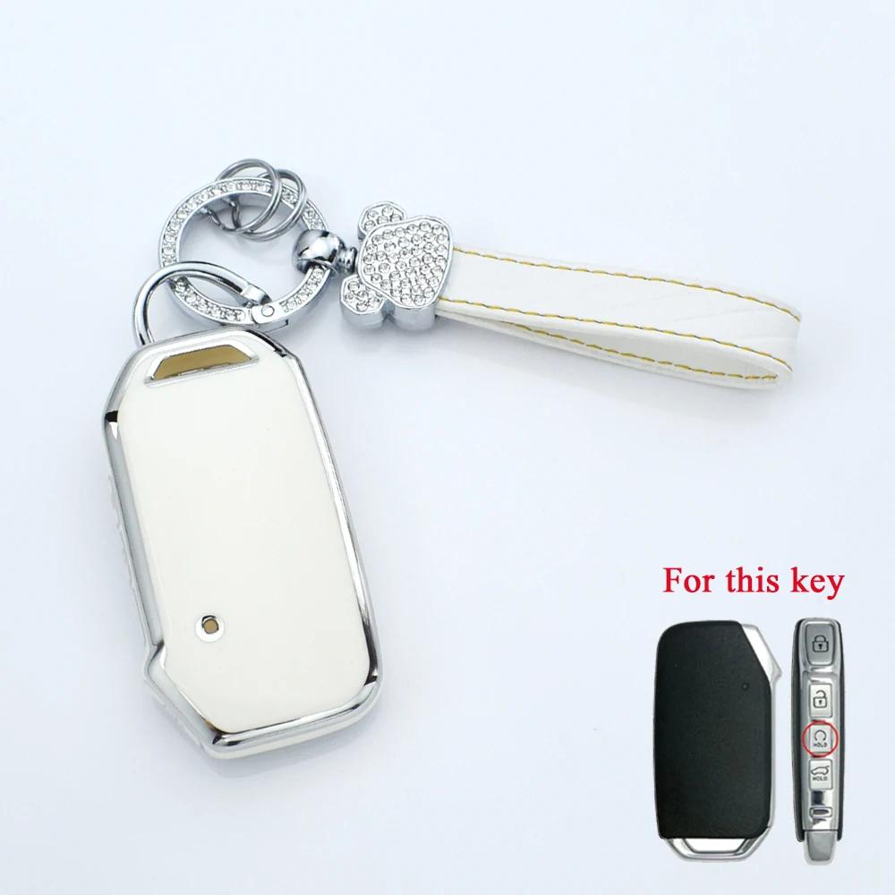 For Kia Ray 2023 Sportage 2022 K7 2020 K3 Cerato 2020 Cadenza 2020 Sorento 4 Soul Telluride TPU Car Remote Key Fob Case Cover