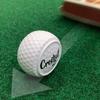Легкий ударопрочный плоский мяч для гольфа Плоский мяч для гольфа Двухслойный тренировочный мяч для гольфа