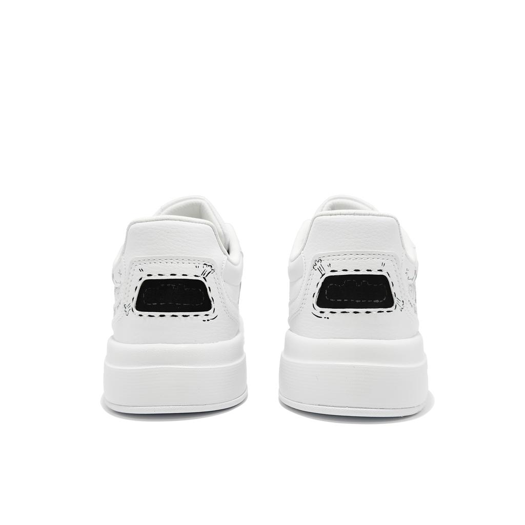 Adidas LITE BALLER Quirky Cat R Synthetic Leather, Leather Low top Skateboard Shoes Unisex Black White JS4358(Team1879--BOX)