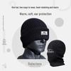Men's Windproof Knitted Balaclava: Warm Cycling Face Mask and Winter Beanie