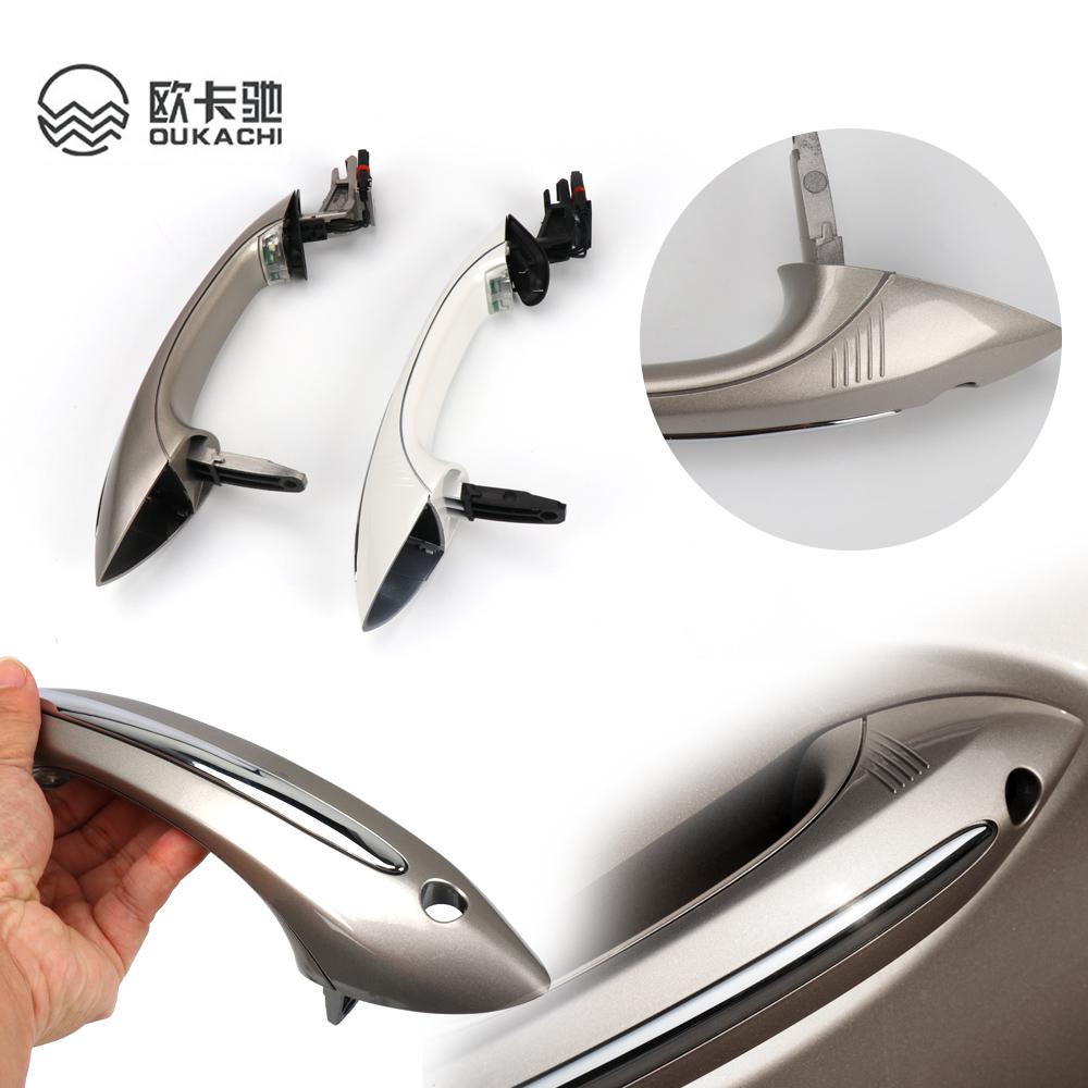 For BMW F02 F10 F06 F07 Car Exterior Comfort Access Door Handle  Keyless Go Replacement For BMW 5 6 7 Series Black White Brown