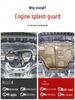 Совместимый брызговик для Toyota Corolla, Levin, Camry, Highlander, RAV4, Ralink и Yaris. Бронезащита шасси.