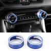 Abaiwai Car Air Condition Switch Knob Ring 3d Decoration For Toyota Rav4 Xa50      2024 Rav 4 Hybrid Parts
