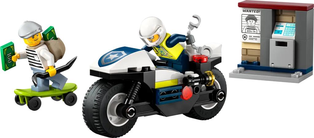 LEGO CITY 60455 Police Motorcycle Chase