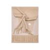 Velsey Classic 100 Reversible Cashmere Muffler [BEIGE]