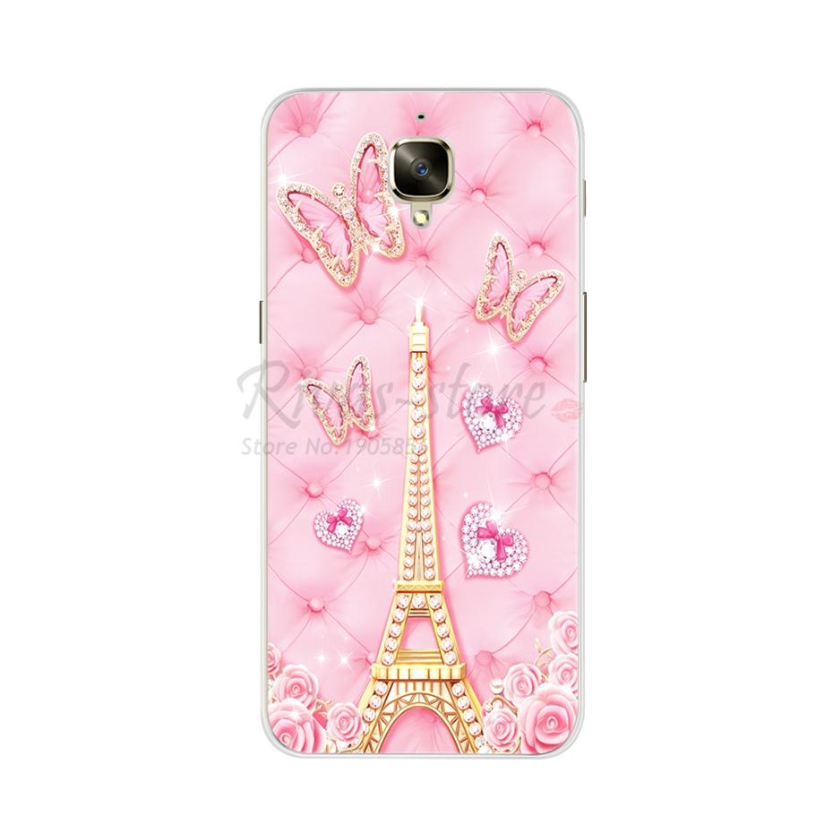 For OnePlus 3t Case Oneplus 3 Back Cover Ultra Thin Silicone Cartoon For Oneplus 3T Cover One Plus 3 Three Phone case Soft Coque