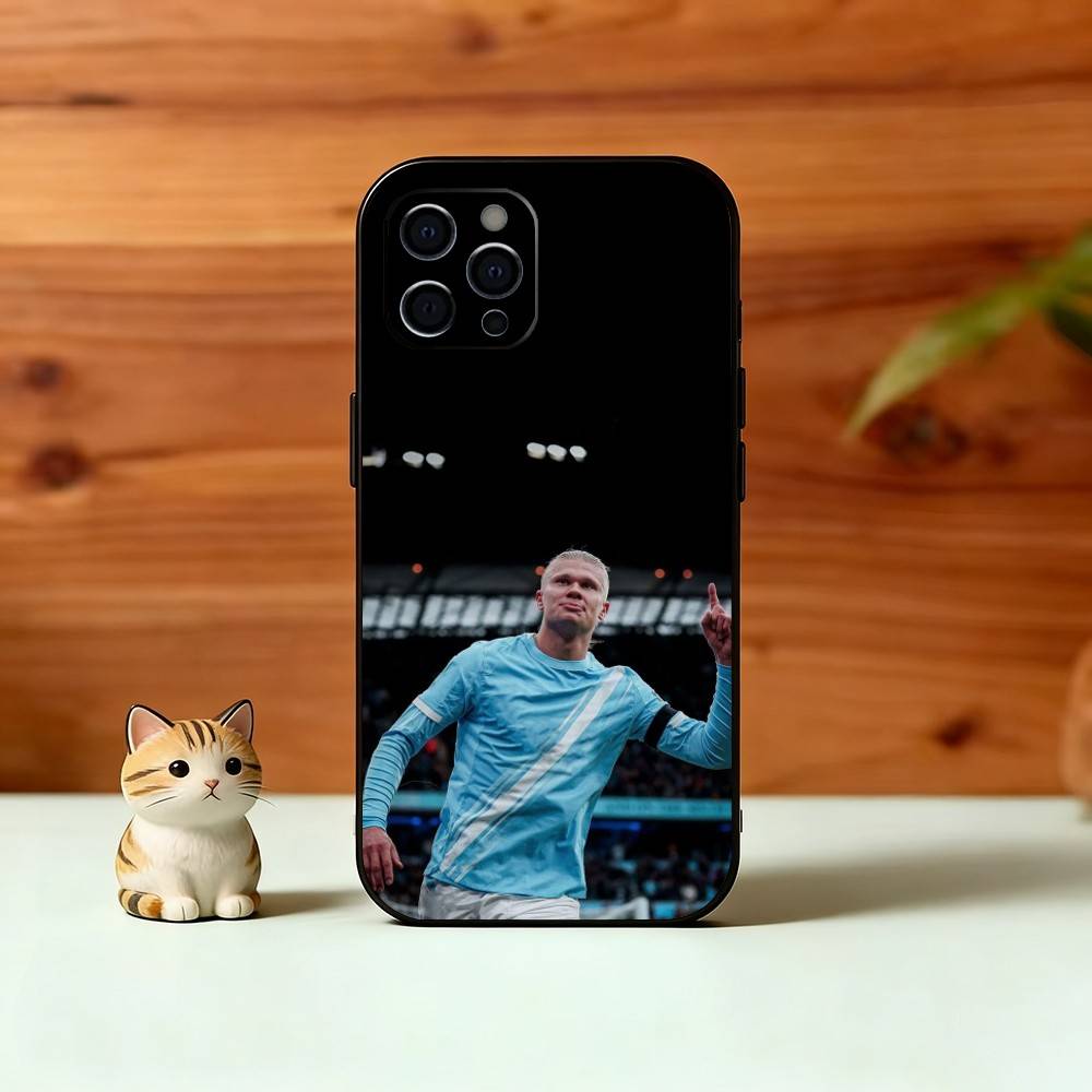 Чехол для телефона Звезды Футбола Э-Эрлинга Х-Холанда Для iPhone 17, 16,15,14,13,12,11 Plus,Pro Max, Другие Мягкий Черный Чехол