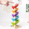 Musical Tree Marble Ball Run Track Building Blocks Kids Wooden Toys Montessori Learning Educational Toys For Children Gifts