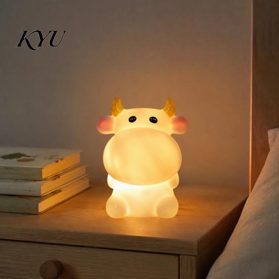 Decorative Desk Lamp for Kids Cute Animal Night Light Kids, Rabbit Bear Deer Cat Dog Birthday Gifts Boys Girls Shape LED Bedside Lamp, Soft