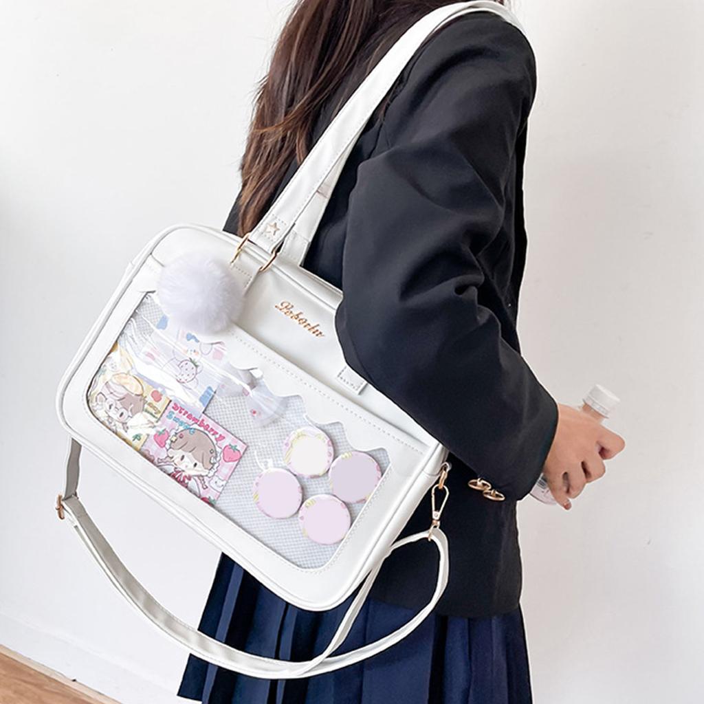 Сумка через плечо для женщин из искусственной кожи Itabag Прозрачная сумка JK Tote Сумка-тоут Сумки Ita bag Crossbody Сумка