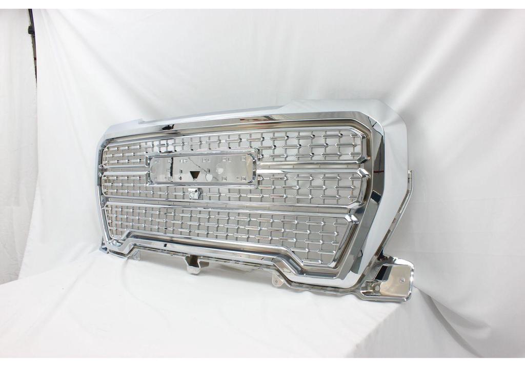 Compatible Grille for GMC Acadia Denali 2019-2021, High-End Bright Black Version