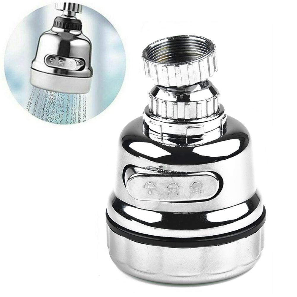 Rotating Faucet Movable 3 Mode Kitchen Tap Head 360 Degree Water Saving Nozzle Sprayer Filter Extension Tube Kitchen Accessories