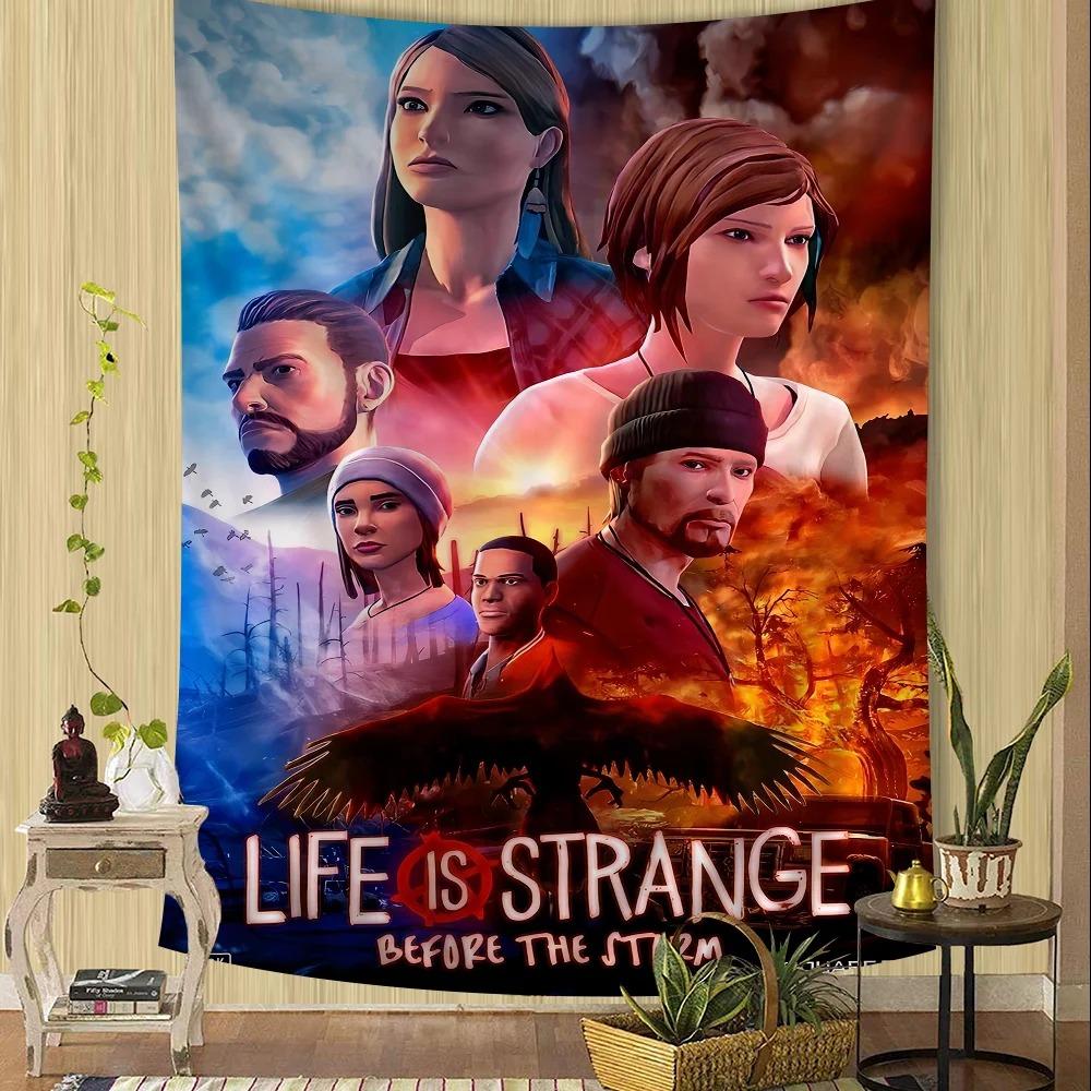 Life Is Strange Напечатанный Гобелен Настенный Повес Карта Таро Хиппи Настенная Юбка Общежитие Домашний Декор