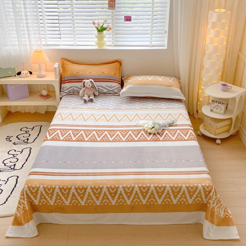 Постельное белье в цветочном стиле, бархатная простыня, плоская простыня для зимы, теплое постельное белье, простыни, приятные к коже, sabanas para cama (Нет наволочки)