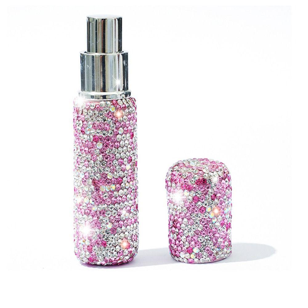 10ml Refillable Bottles Full Rhinestone Storage Container Portable Cosmetic Refillable Bottles