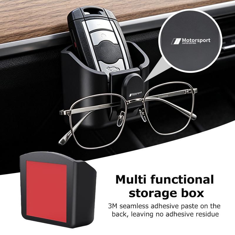 Car Dashboard Key Storage Box Hook Key Glasses Clip Accessories For BMW M Performance E84 F10 F20 F15 F25 iX iX1 iX2 iX3 iX5 iX7