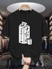 Summer Male Casual Yellow T Shirt Vintage Japanese Milk Carton Logo Print Soft Cotton Short Sleeve Minimalist Fashion Top