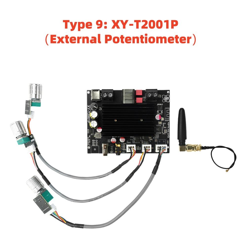 XY-T2001P/XY-T4001P/XY-T6001P  TWS True Wireless Pairing Amplifier Board 200W/400W/600W Mono TPA3223/TPA3255 with Bass Treble