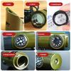 7-In-1 Multifunctional Whistle with Compass Thermometer Magnifier Reflector Mirror LED Light Outdoor Hiking Hunting Camping Emergency Survival Tool
