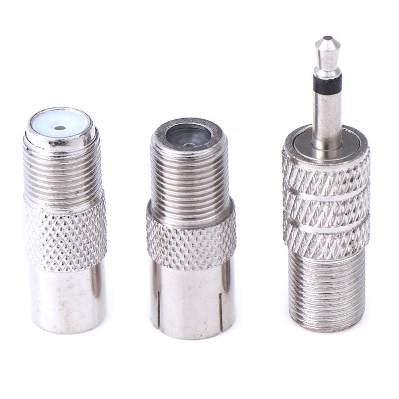 F Type Radio Telescopic Aerial Antenna 75 Ohm With Tv / 3.5Mm Adapter