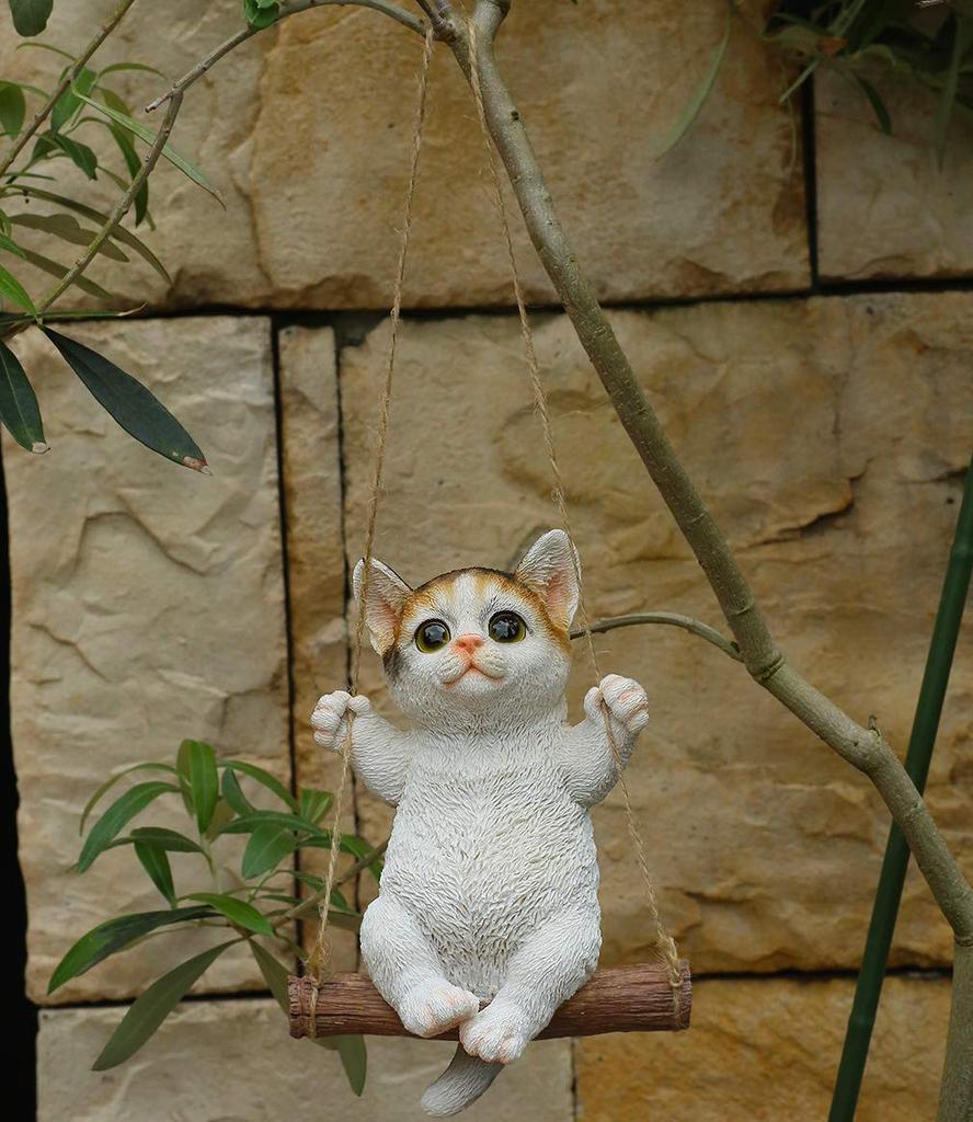 Статуэтка кошки Devalier ca123m Calico Cat из смолы в подарок Идеальный подарок [Подлинный продукт]